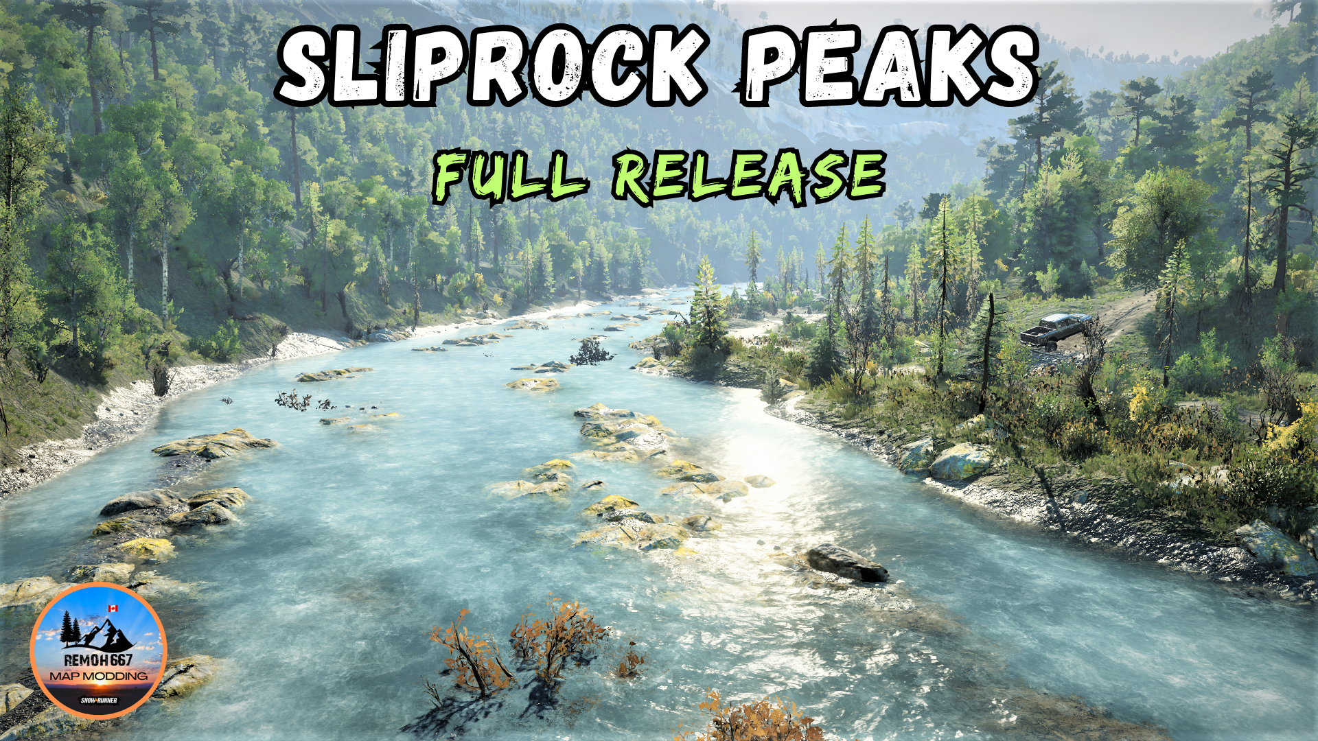 Sliprock Peaks — карта сообщества SnowRunner
