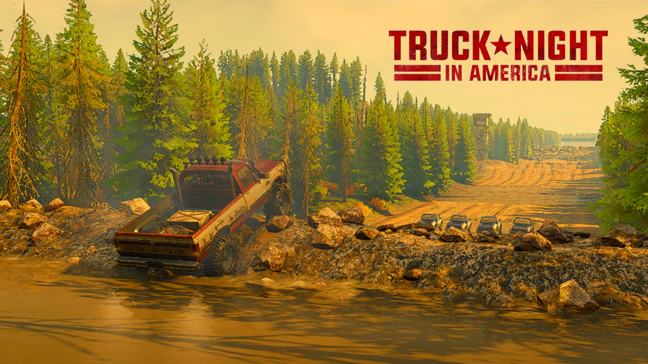 The Truck Night In America Region By Frank n' Lime — карта сообщества SnowRunner