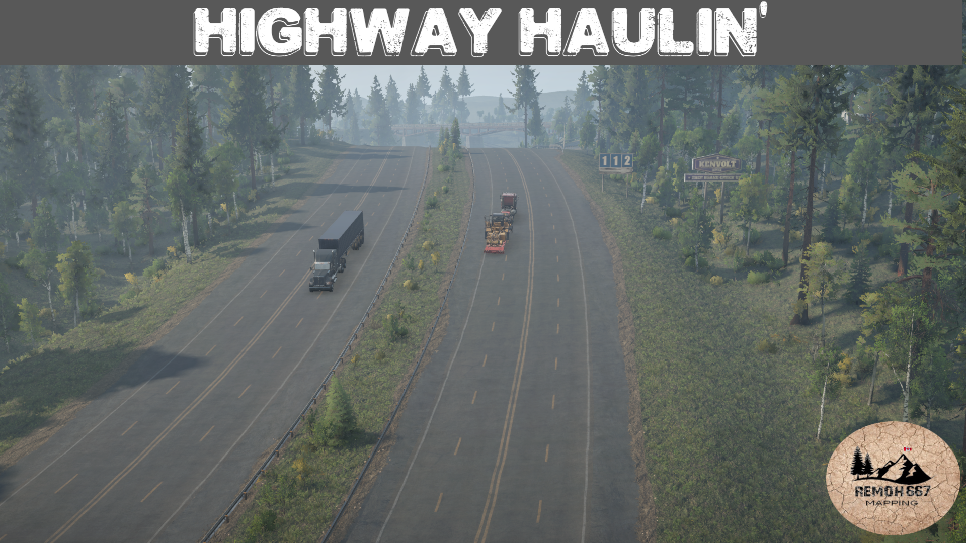 Highway Haulin — мод SnowRunner с mod.io